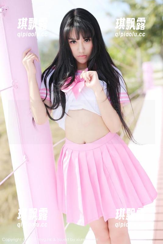 MyGirl美媛馆 - 唐琪儿il的空姐图包，分享一份飞翔的优雅吗？哈哈，是不是觉得这太轻松了？