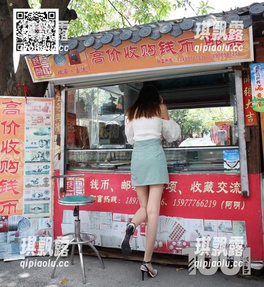 异思趣向 - 樱花树下碰见宁宁，福利承包绿荫旗袍的完美图片！
